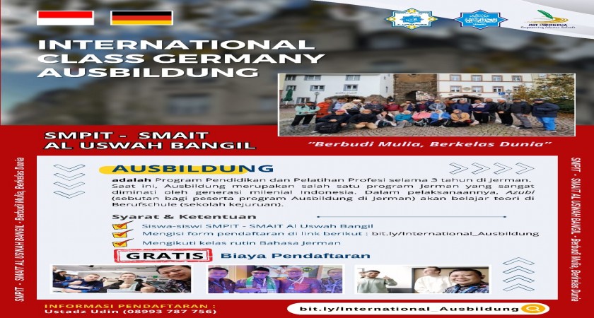 Program Kelas Internasional Jerman Tahun Ajaran 2024/2025
