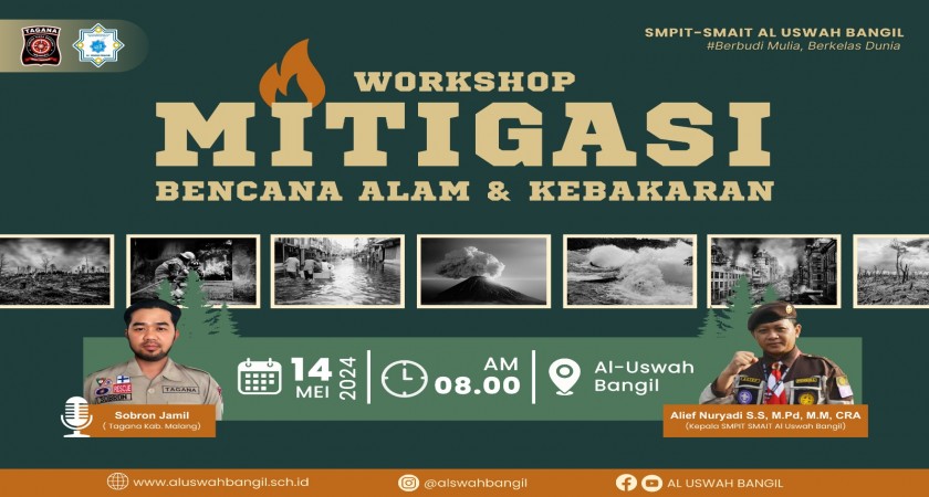 SMPIT Al Uswah Bangil Gelar Kegiatan Mitigasi Bencana Alam